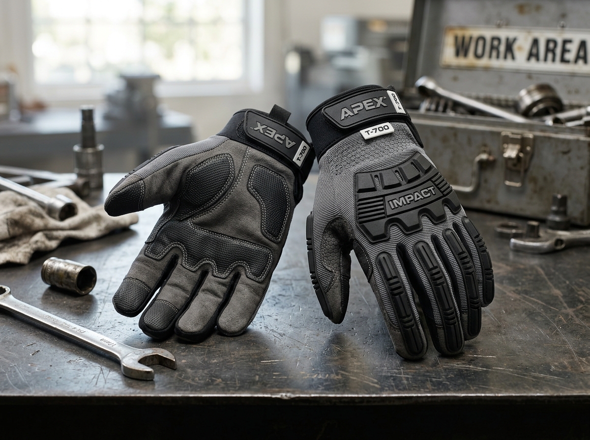 Heavy-Duty Mechanic & Impact Gloves